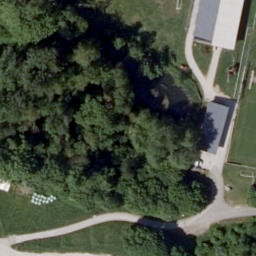 Volleyball Court — aerial view