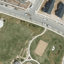 Helena Beach Volleyball Court — aerial view