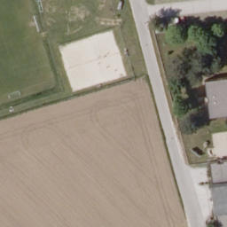 Sand Volleyball Court — aerial view