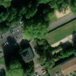 Sand Volleyball Court — aerial view