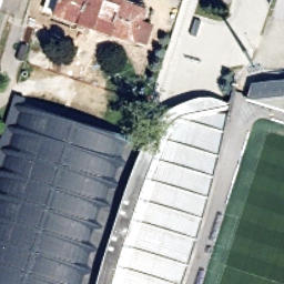 Dvorana Luknja — aerial view