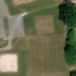 Sand Volleyball Court — aerial view