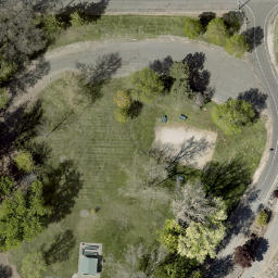 Union Gap Beach Volleyball Court #2 — aerial view