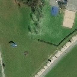 Volleyball Court — aerial view