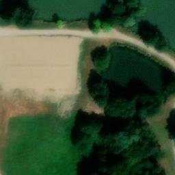 Sand Volleyball Court — aerial view