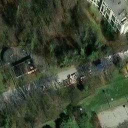 Sand Volleyball Court — aerial view