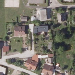 Sand Volleyball Court — aerial view