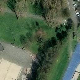 Sand Volleyball Court — aerial view