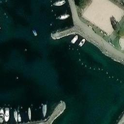 Beach-volley — aerial view