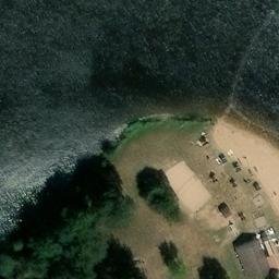 Sand Volleyball Court — aerial view
