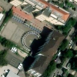 Volleyball Court — aerial view