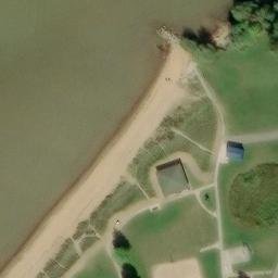 Sault Ste. Marie Beach Volleyball Court #2 — aerial view