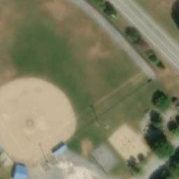 Notre-Dame-du-Mont-Carmel Beach Volleyball Court — aerial view