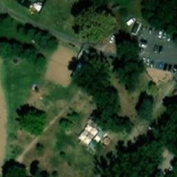 Sand Volleyball Court — aerial view