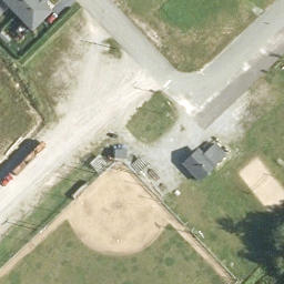 Frampton Beach Volleyball Court — aerial view