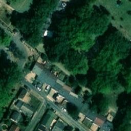 Sand Volleyball Court — aerial view