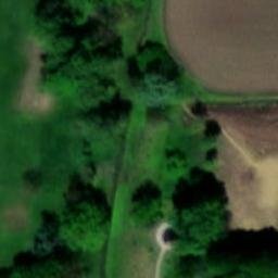 Sand Volleyball Court — aerial view