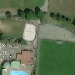 Sand Volleyball Court — aerial view