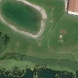 Grass Volleyball Court — aerial view