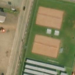 Summerside Beach Volleyball Court #1 — aerial view