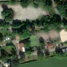 Sand Volleyball Court — aerial view