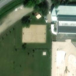 Odbojka i rukomet na pijesku — aerial view