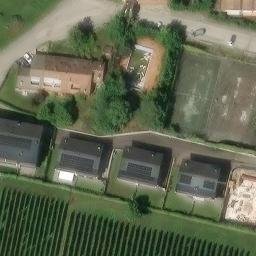 Sand Volleyball Court — aerial view