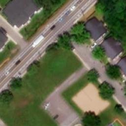 Trois-Rivières-Ouest Beach Volleyball Court — aerial view