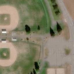 Baxter Beach Volleyball Court #1 — aerial view