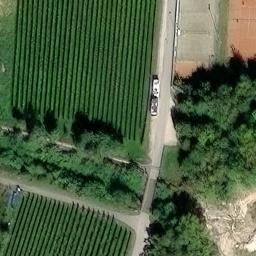 Sand Volleyball Court — aerial view