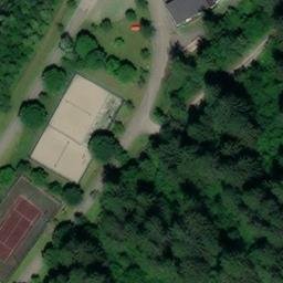 Sand Volleyball Court — aerial view