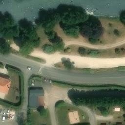 Grass Volleyball Court — aerial view