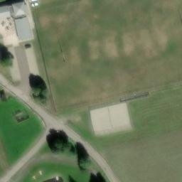 Sand Volleyball Court — aerial view