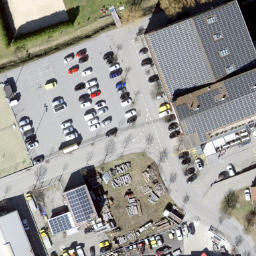 Volleyball Court — aerial view