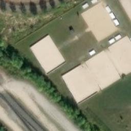 North Bay Beach Volleyball Court #3 — aerial view