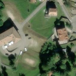 Sand Volleyball Court — aerial view