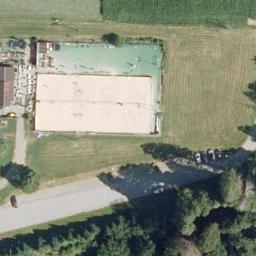 Beachvolley Fitko — aerial view