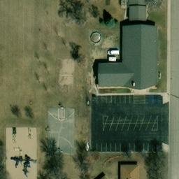 Breckenridge Beach Volleyball Court #4 — aerial view