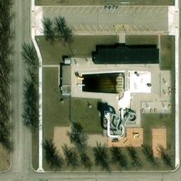 Breckenridge Beach Volleyball Court #2 — aerial view