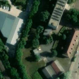 Sand Volleyball Court — aerial view