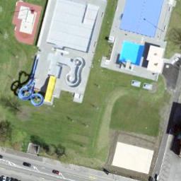 Volleyball Court — aerial view