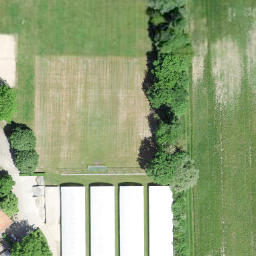 Sand Volleyball Court — aerial view