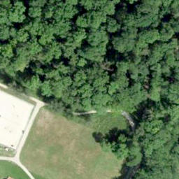 Sand Volleyball Court — aerial view