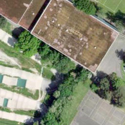 Volleyball Court — aerial view