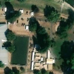 Sand Volleyball Court — aerial view