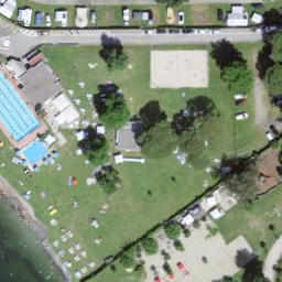 Volleyball Court — aerial view