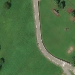 Sand Volleyball Court — aerial view