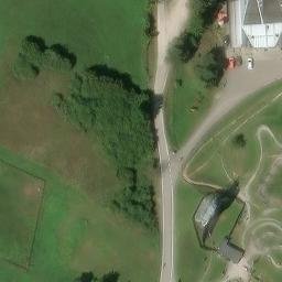 Sand Volleyball Court — aerial view