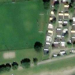 Sand Volleyball Court — aerial view
