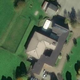 Volleyball Court near Mezzano — aerial view